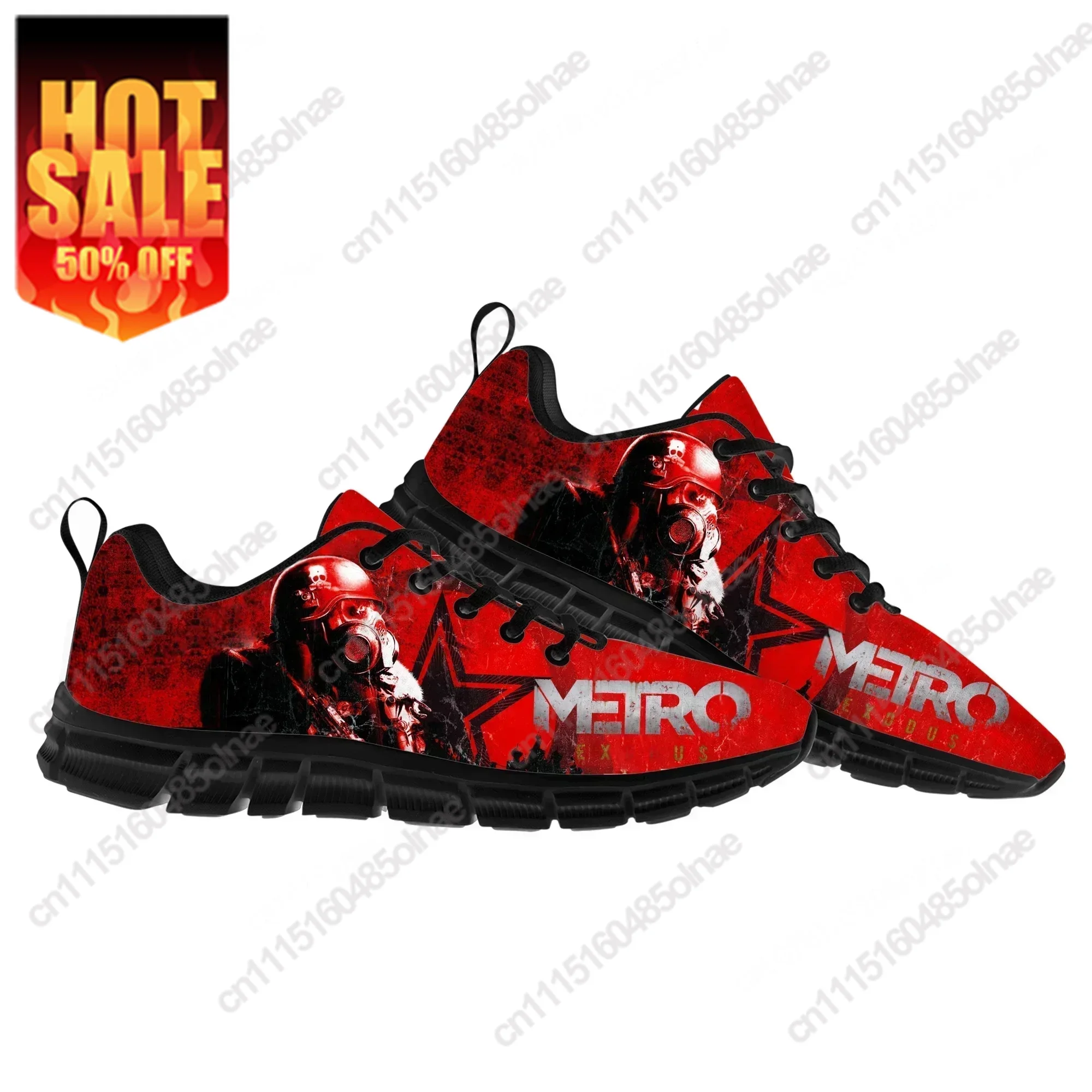 Men Shoes Metro - Metro Exodus Sports Shoes Cartoon Game