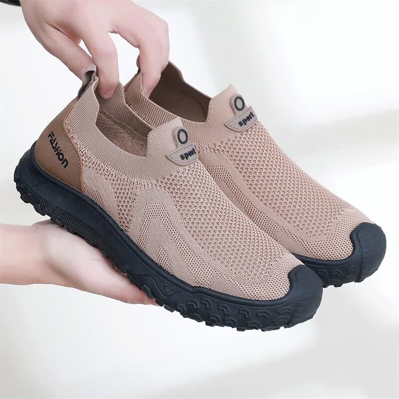 Men Shoes Designer - Summer Men Casual Shoes Elastic Slip