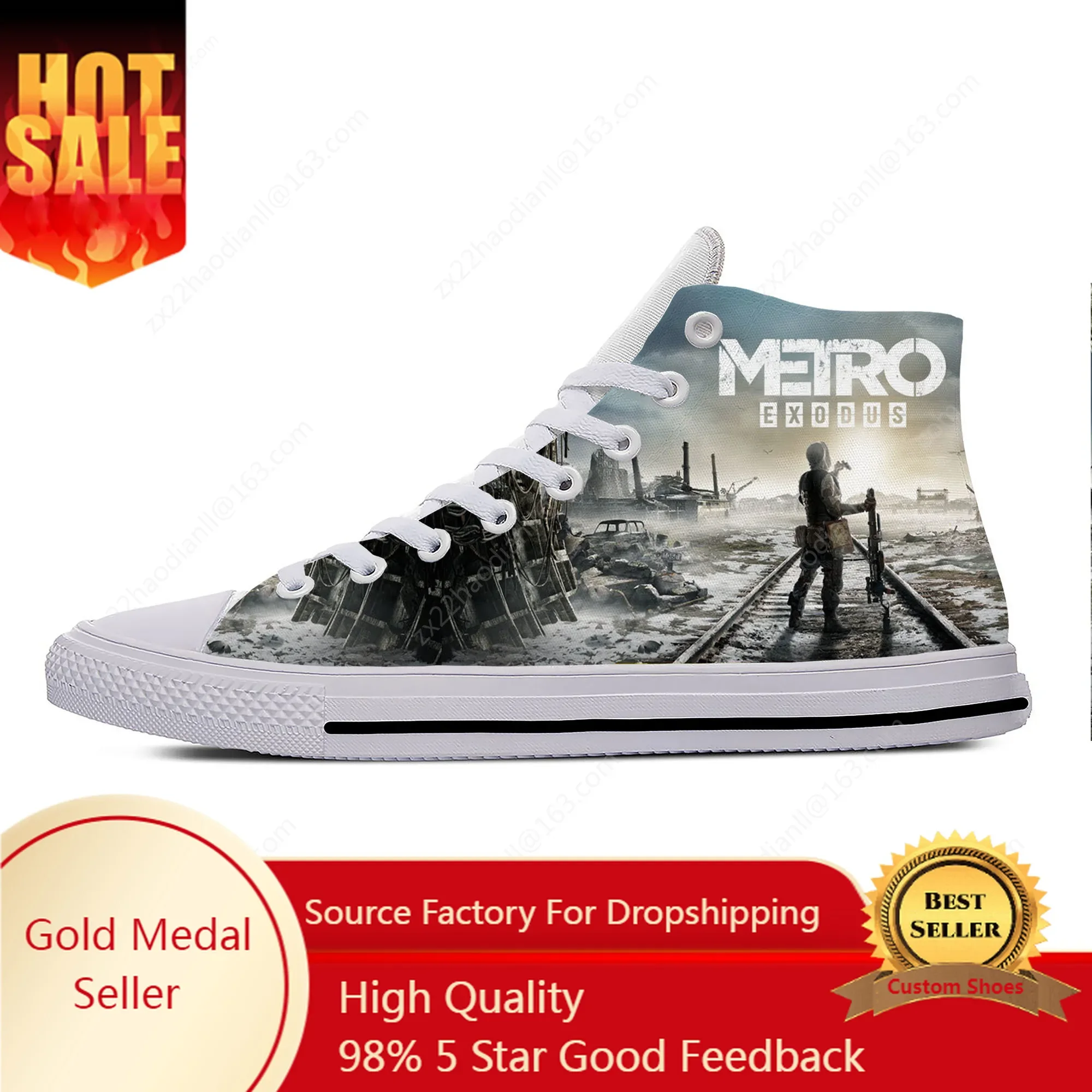 Men Shoes Metro - Game Metro Exodus 3D Print High