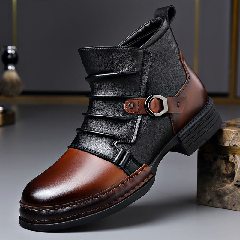 Autumn Winter Retro Ankle Boot - Men Shoes Designer review and price