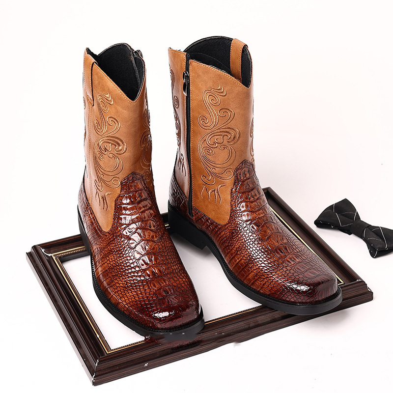Men's Crocodile-Print Leather  - Men Shoes Classic review and price