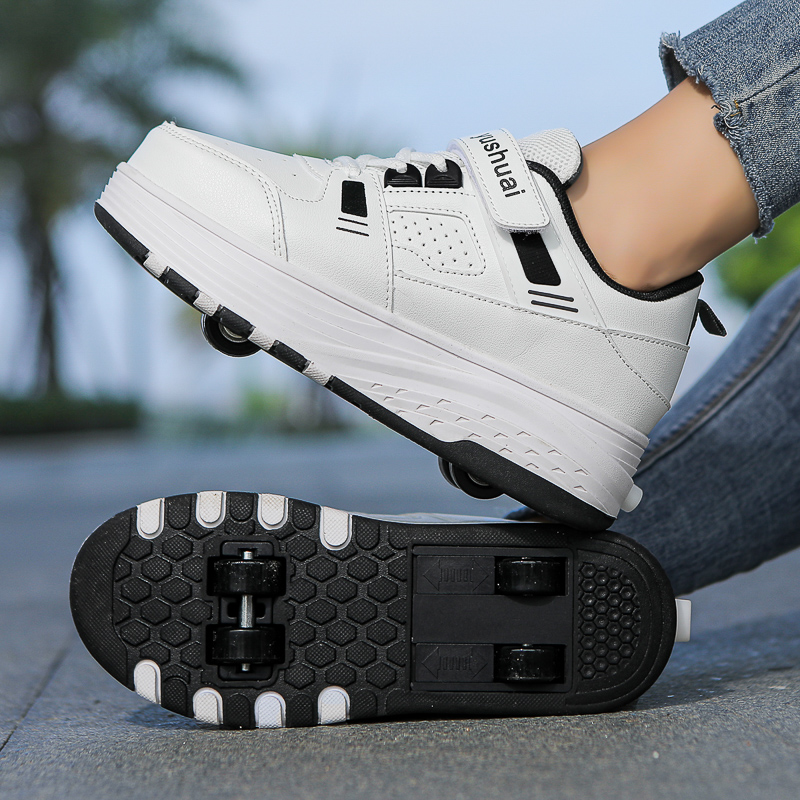 Kids 4‑Wheel Retractable Rolle - Men Shoes Running review and price