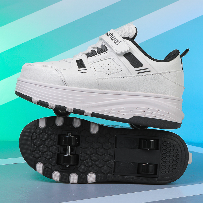 Kids 4‑Wheel Retractable Rolle - Men Shoes Running review and price