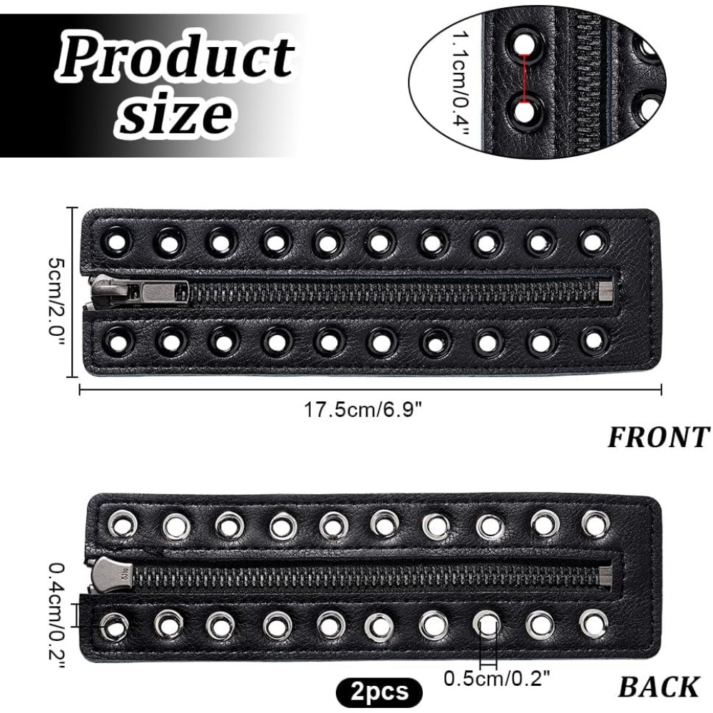 Leather Boot Zipper Inserts 6. - Men Shoes Outlet review and price