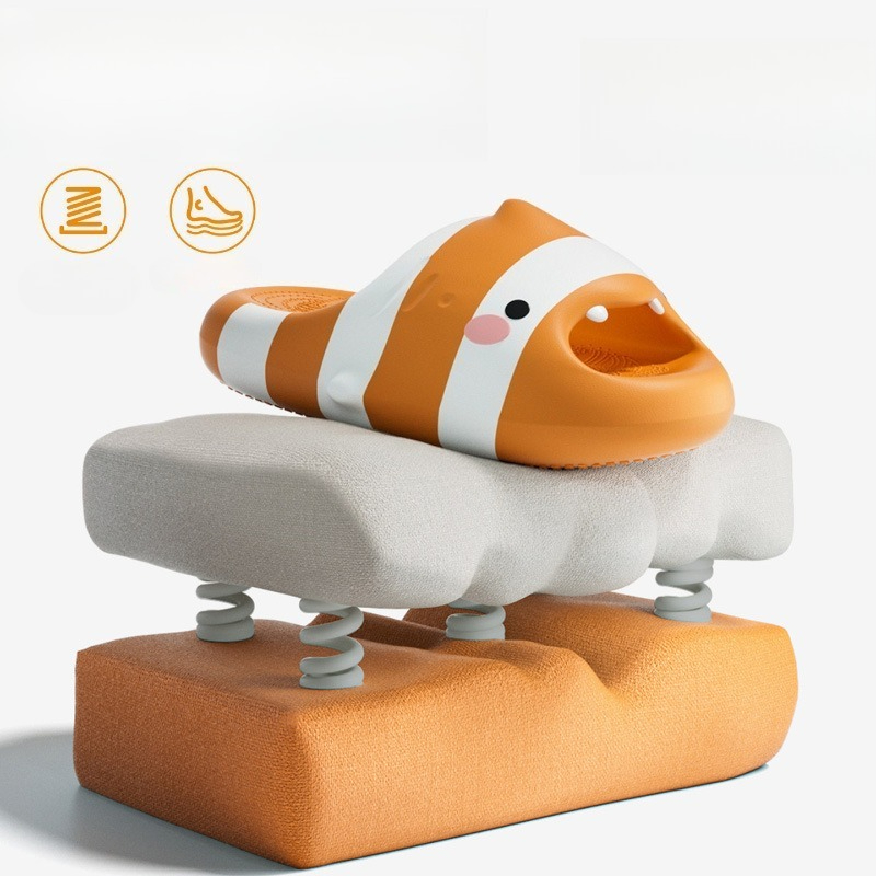 Cute Fish Cartoon Slides Women - Men'S Shoes Cloud review and price