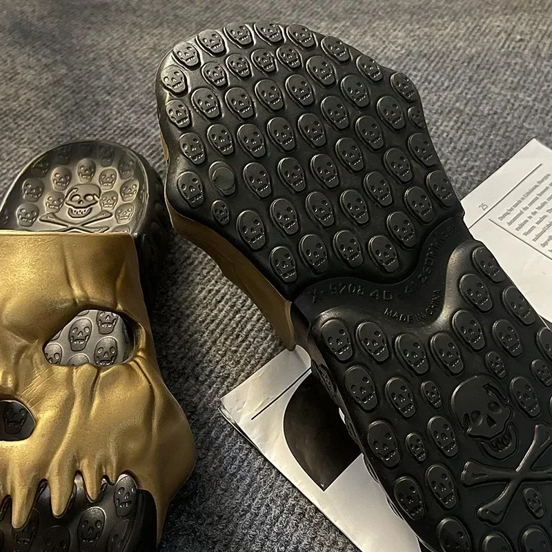 Summer Men Skull Slipper Y2k C - Men'S Shoes Cloud review and price